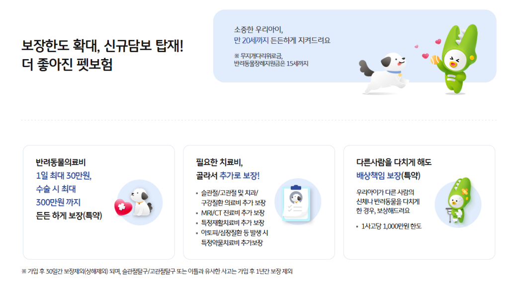 KB펫보험 보장